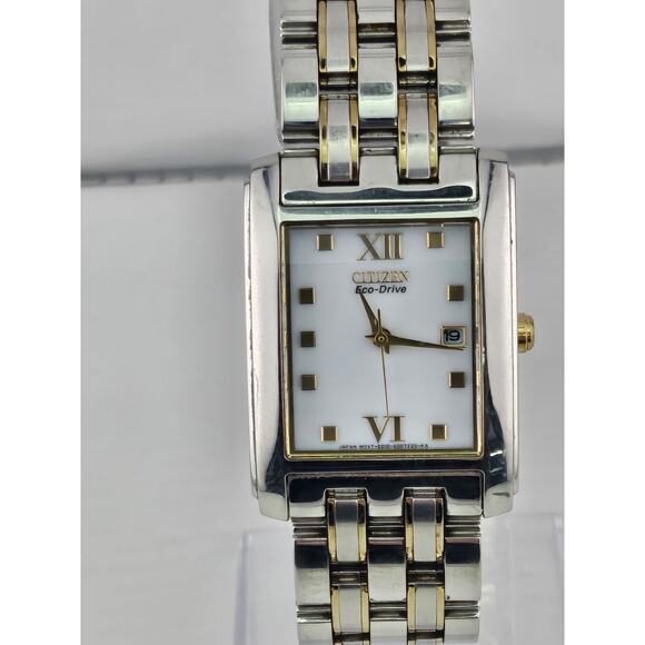 Mens Citizen Eco Drive Solar Watch E010-S004004 Date Very Nice Watch Runs - Picture 5 of 13